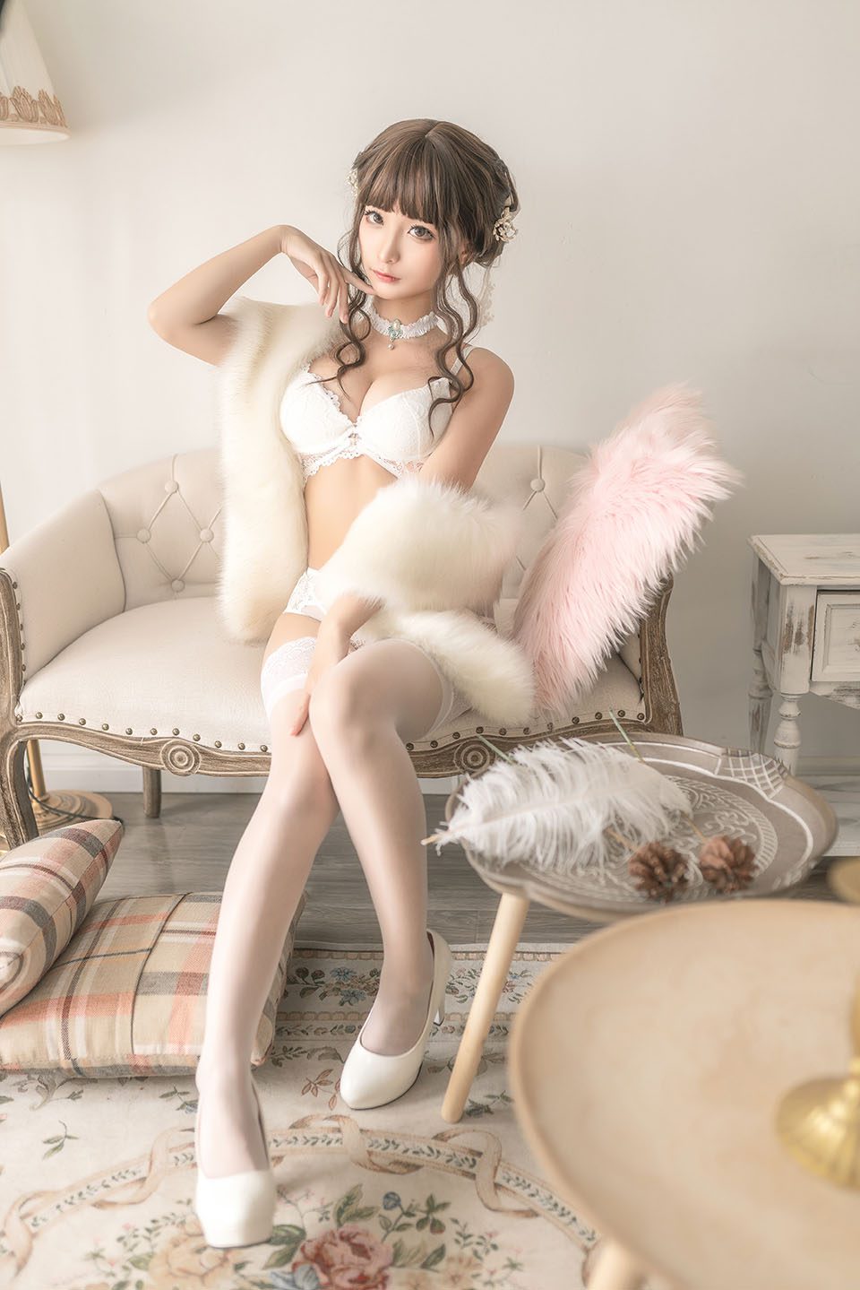 蠢沫沫 毛披肩 [40P]