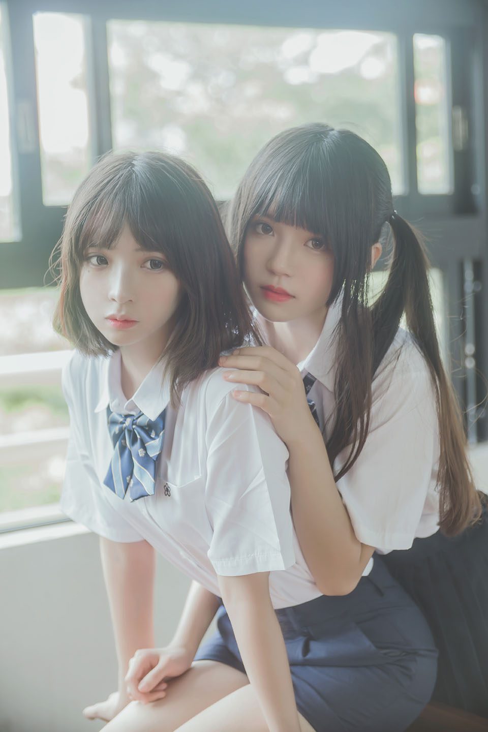 桜桃喵&疯猫ss JK百合 [43P]