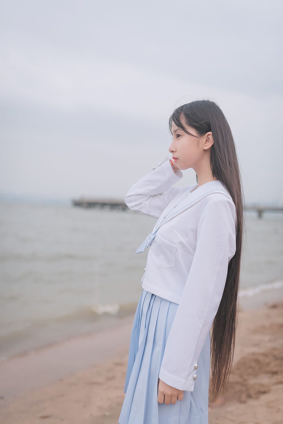 风之领域 No.155 海边漫步 [51P]