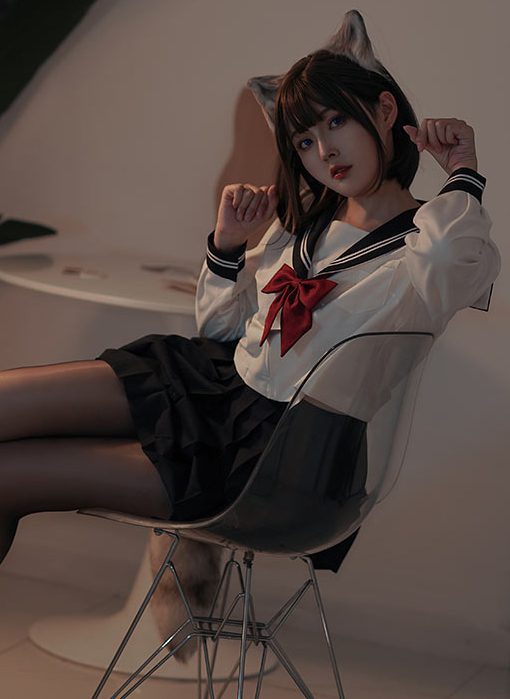 Natsuko夏夏子 JK大尾巴猫 [50P]
