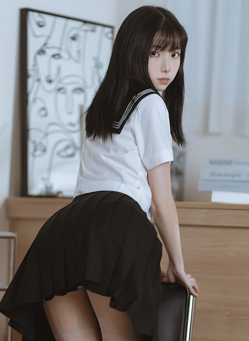 许岚LAN 白丝水手服 [40P]