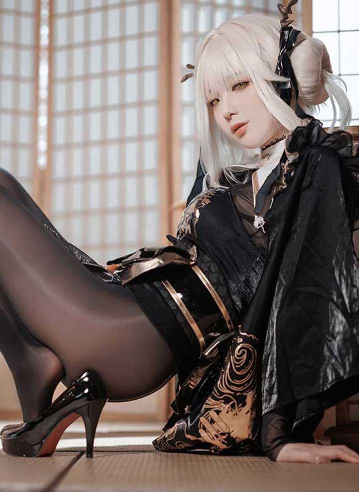 封疆疆v - NIKKE 白兔布兰儿 和服 40P